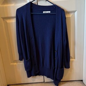 Old Navy Deep Blue Women's Cardigan